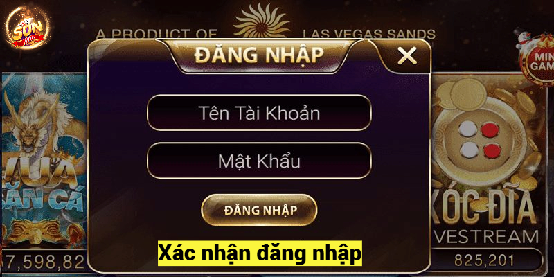 Xác nhận đăng nhập sunwin